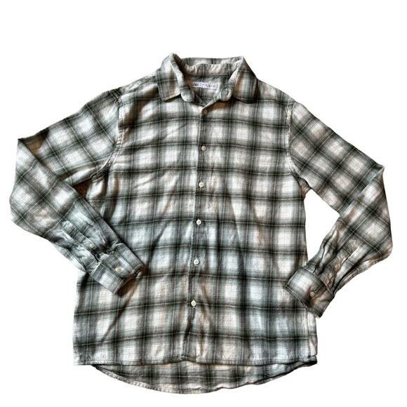 ZARA Plaid Flannel Overshirt, buttoned shirt, Vintage Size Large - Picture 3 of 15